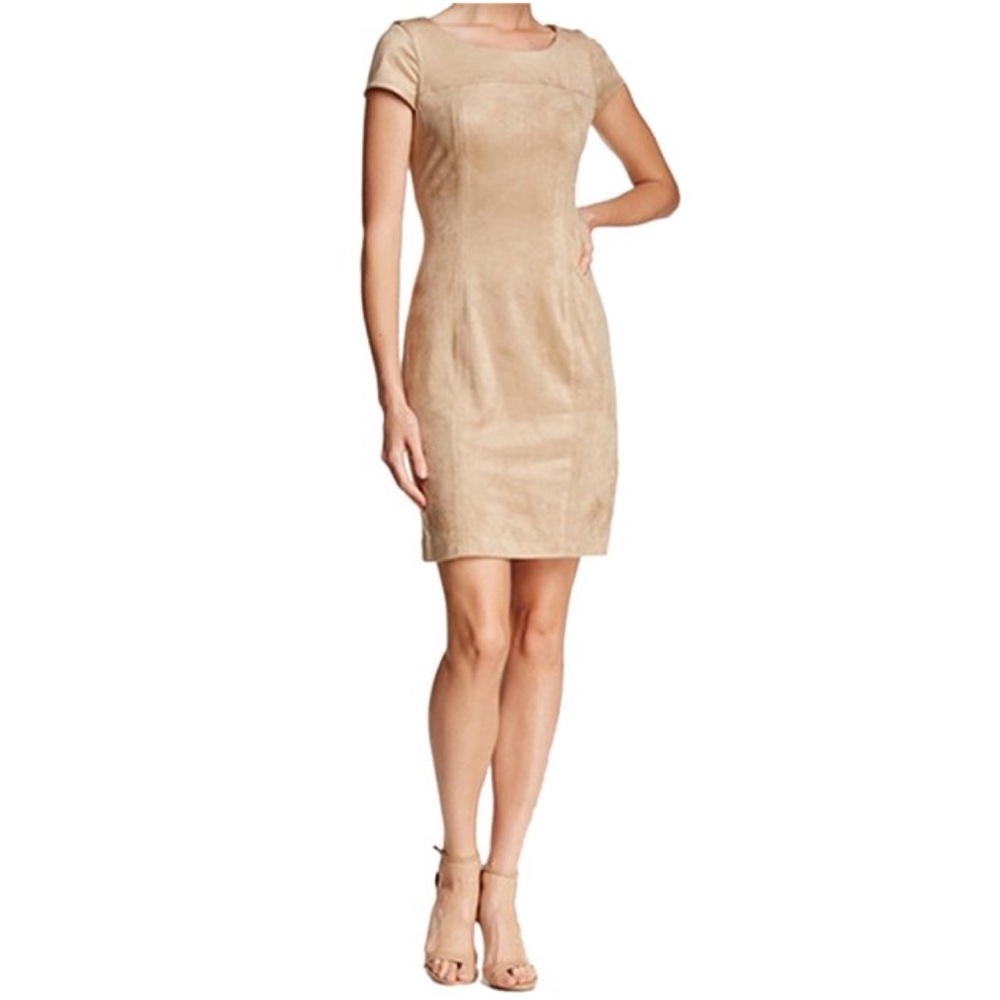 NORDSTROM NANETTE LEPORE FAUX SUEDE DRESS